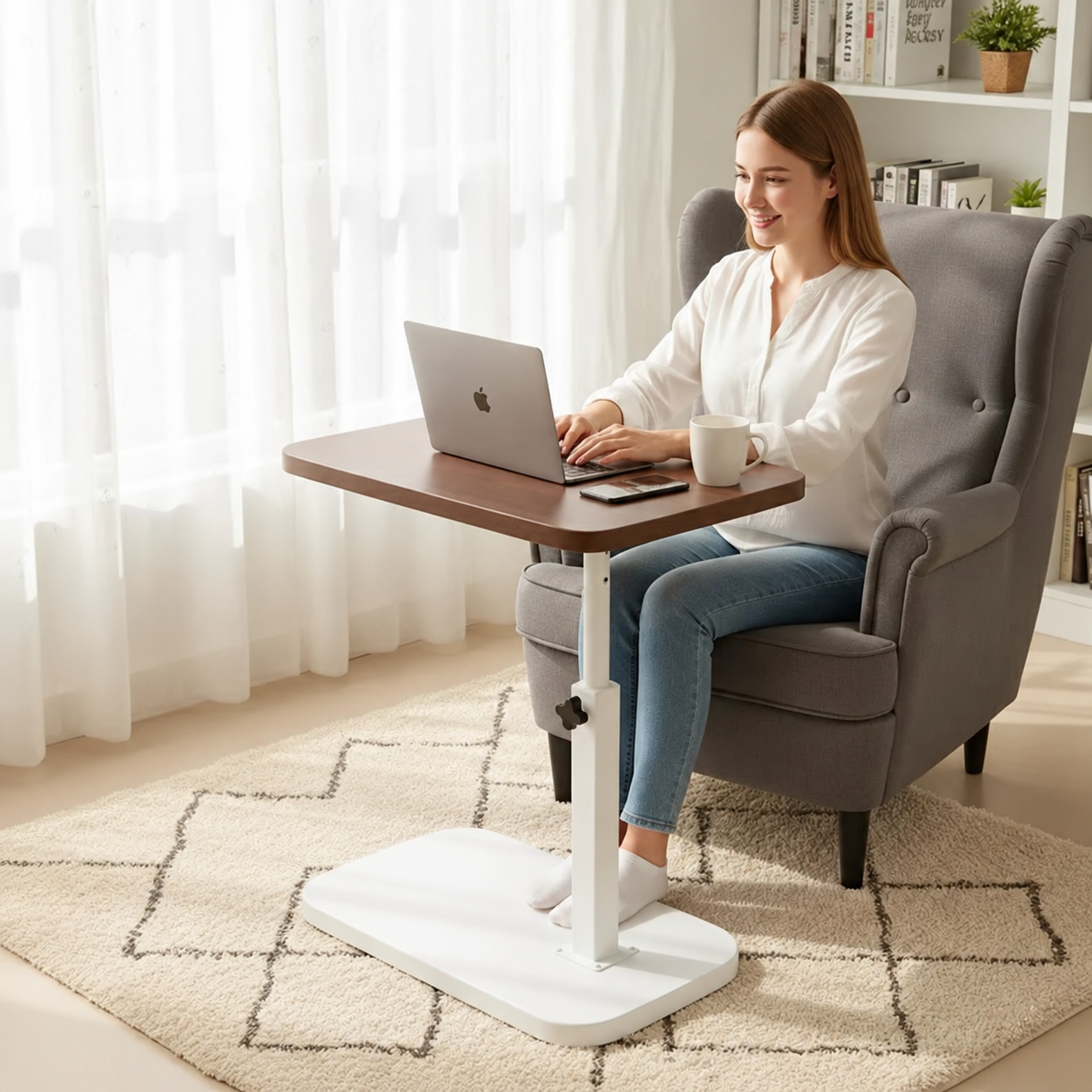 Luma als comfortabele laptoptafel